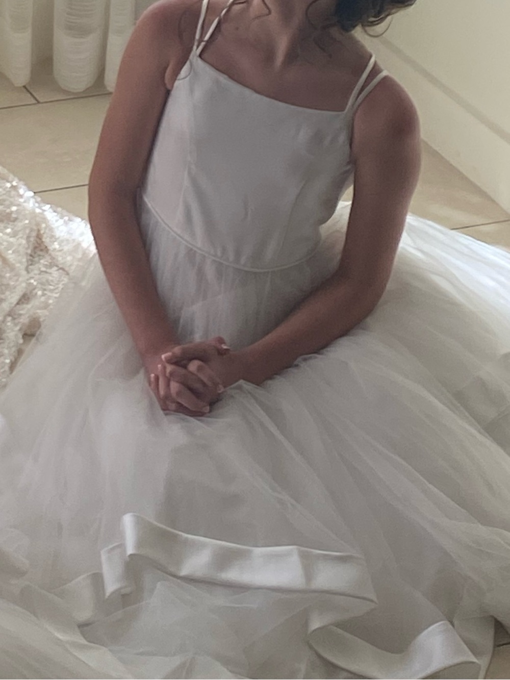 David’s Bridal Flower Girls Dress - Picture 2 of 4